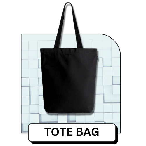 Colorful floral tote bag.