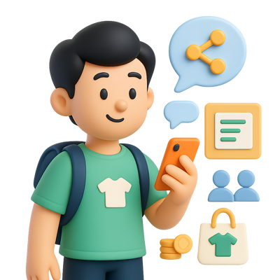 Icon showing a webpage with checkboxes for selection.