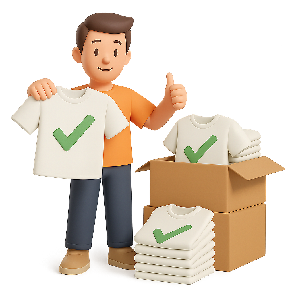 A variety of products surrounded by a "Best Quality Guaranteed" badge.