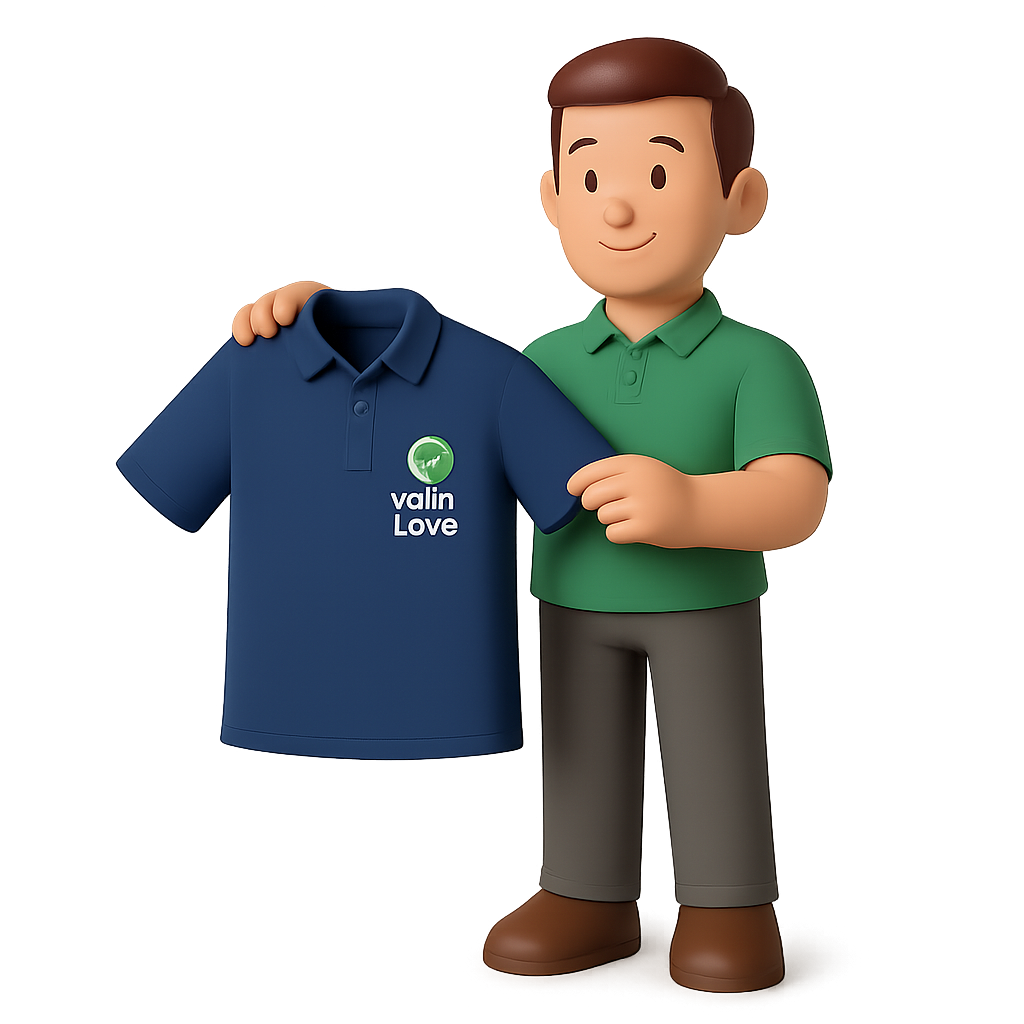 A variety of products with icons for design and customization.